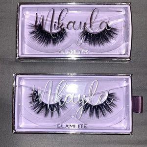 Mikayla X Glamlite lashes—BRAND NEW & CODE ORANGE